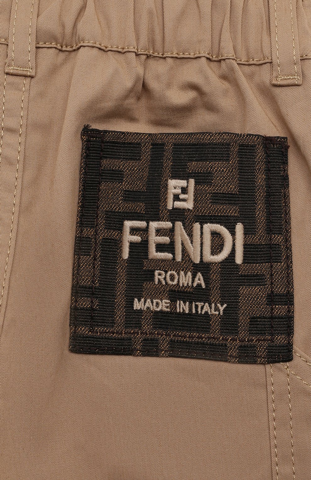 Хлопковые брюки FENDI, арт. BUF223/ADEH, фото 3