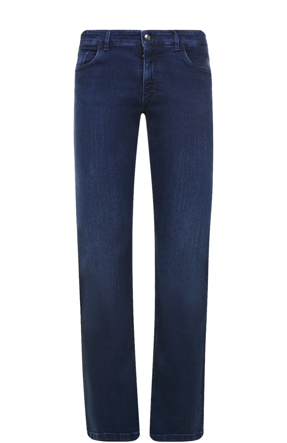 Джинсы прямого кроя с отделкой из кожи крокодила ZILLI, арт. 6130032002, фото 1