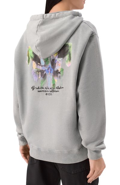 Хлопковое худи OFF-WHITE, арт. 2FE00500T, фото 4