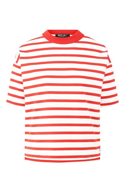 Женская хлопковая футболка LORO PIANA, арт. FAI5044