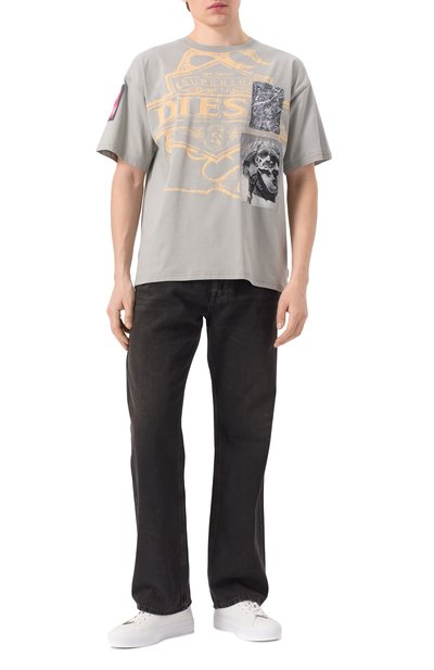 Хлопковая футболка DIESEL, арт. A16162/0PLAT, фото 2