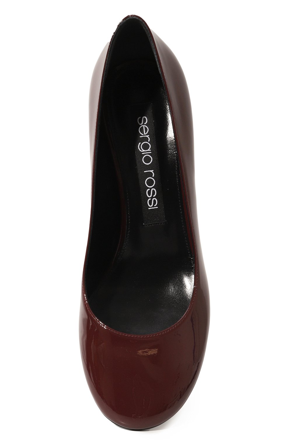Кожаные туфли sr pilier 50 SERGIO ROSSI бордового цвета по цене 76800 руб., арт. B09561/MVIV01, фото 6 Кожаные туфли sr pilier 50 SERGIO ROSSI, арт. B09561/MVIV01, фото 6