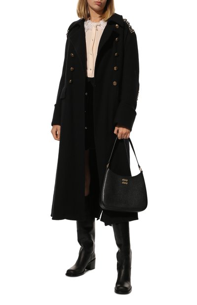 Шерстяное пальто MIU MIU, арт. MS1871-1ZQT-F0002, фото 2