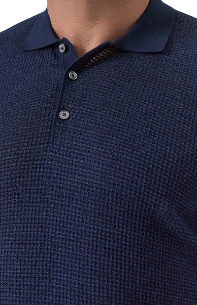Поло изо льна и хлопка CORTIGIANI, арт. 2A9107, фото 5