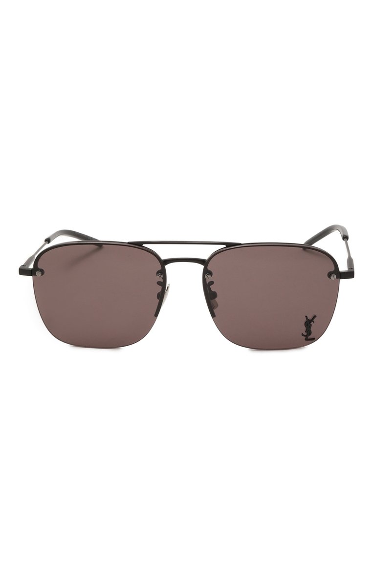 Женские солнцезащитные очки SAINT LAURENT черного цвета, арт. SL 309 M 005 | Фото 4 (Нос: Не проставлено; Региональные ограничения белый список (Axapta Mercury): Не проставлено; Кросс-КТ: С/з-унисекс; Тип очков: С/з; Материал: Металл; Очки форма: Квадратные, Безоправные; Оптика Гендер: оптика-унисекс)