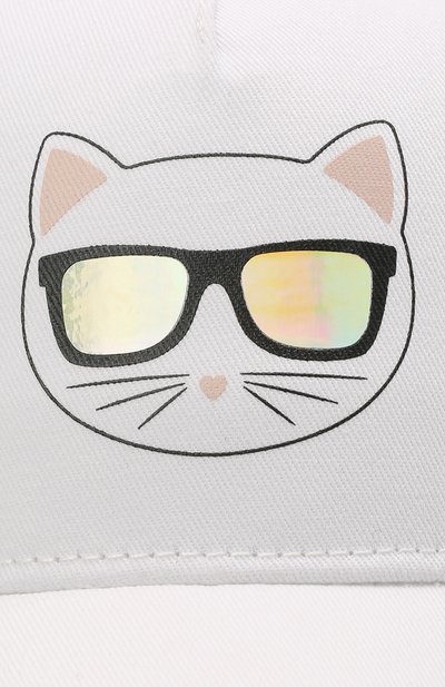 Хлопковая бейсболка KARL LAGERFELD KIDS, арт. Z11031, фото 3