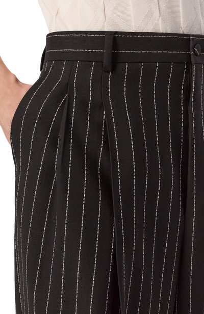 Шерстяные брюки DOLCE & GABBANA темно-серого цвета по цене 175500 руб., арт. GP168T/GK570, фото 5 Шерстяные брюки DOLCE & GABBANA, арт. GP168T/GK570, фото 5