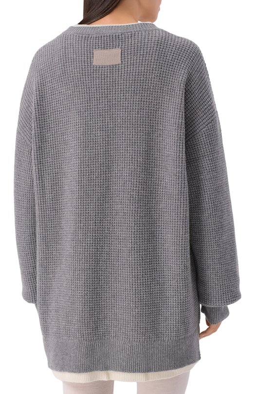 Свитер из шерсти и кашемира Aya Muse AMSS2563 Серый  AMSS2563 Фото 4