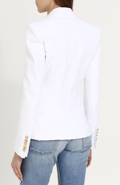 Приталенный двубортный жакет BALMAIN, арт. 137266/124K, фото 4