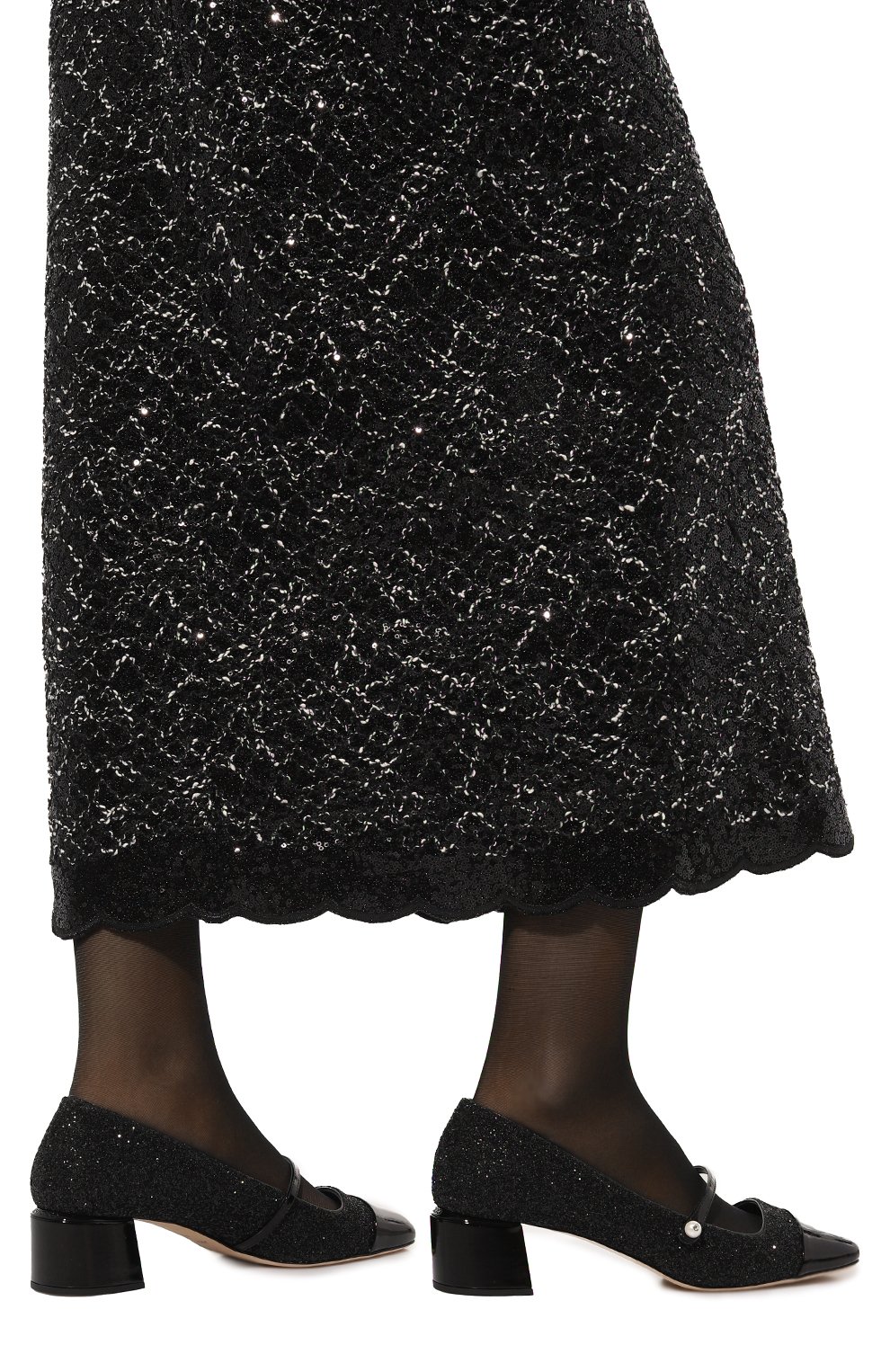 Текстильные туфли elisa 45 JIMMY CHOO, арт. ELISA 45/JBZ, фото 3