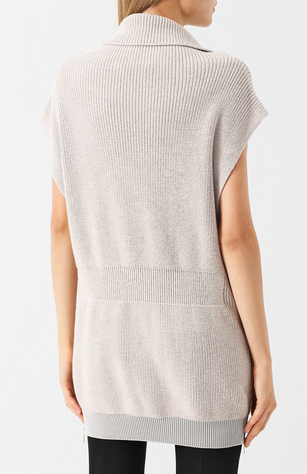 Вязаный шерстяной жилет с воротником-стойкой STELLA MCCARTNEY, арт. 520144/S1886, фото 4