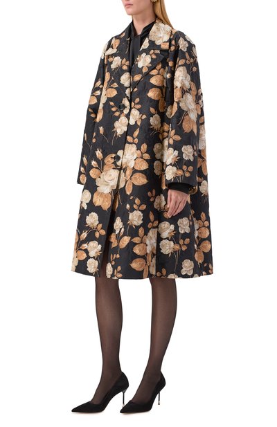 Пальто из хлопка и шелка DOLCE & GABBANA, арт. F0W3RT/FSTBR, фото 3