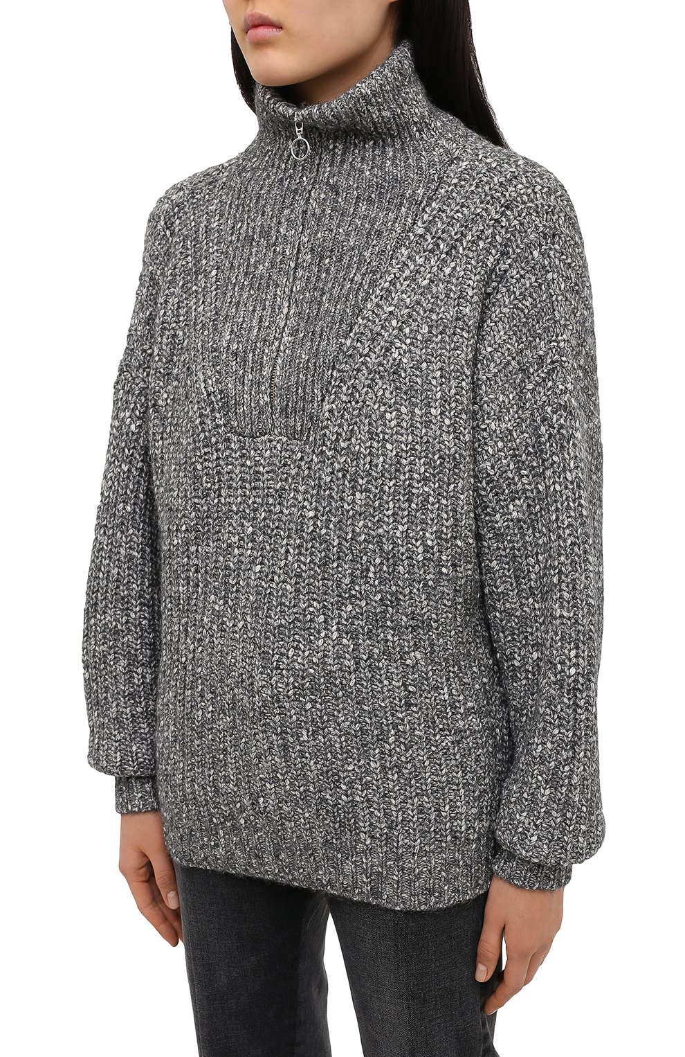 Свитер ISABEL MARANT ETOILE темно-серого цвета по цене 46650 руб., арт. PU1109-20A011E/MYCLAN, фото 3 Свитер ISABEL MARANT ETOILE, арт. PU1109-20A011E/MYCLAN, фото 3