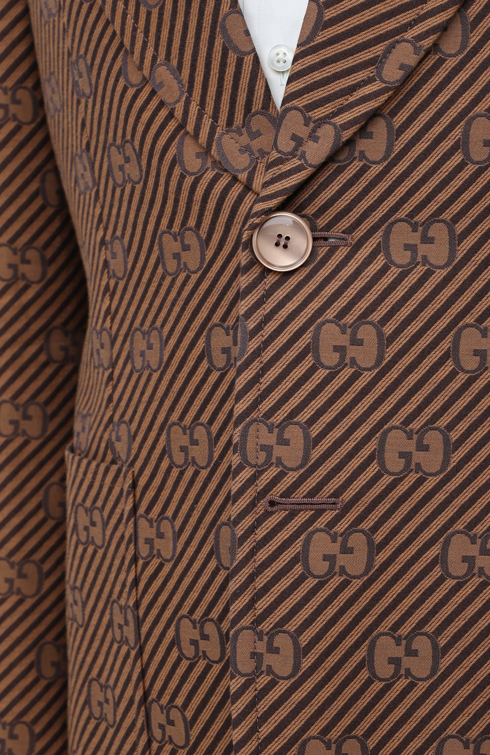 Пиджак из хлопка и шелка GUCCI, арт. 618666/ZAEAK, фото 6
