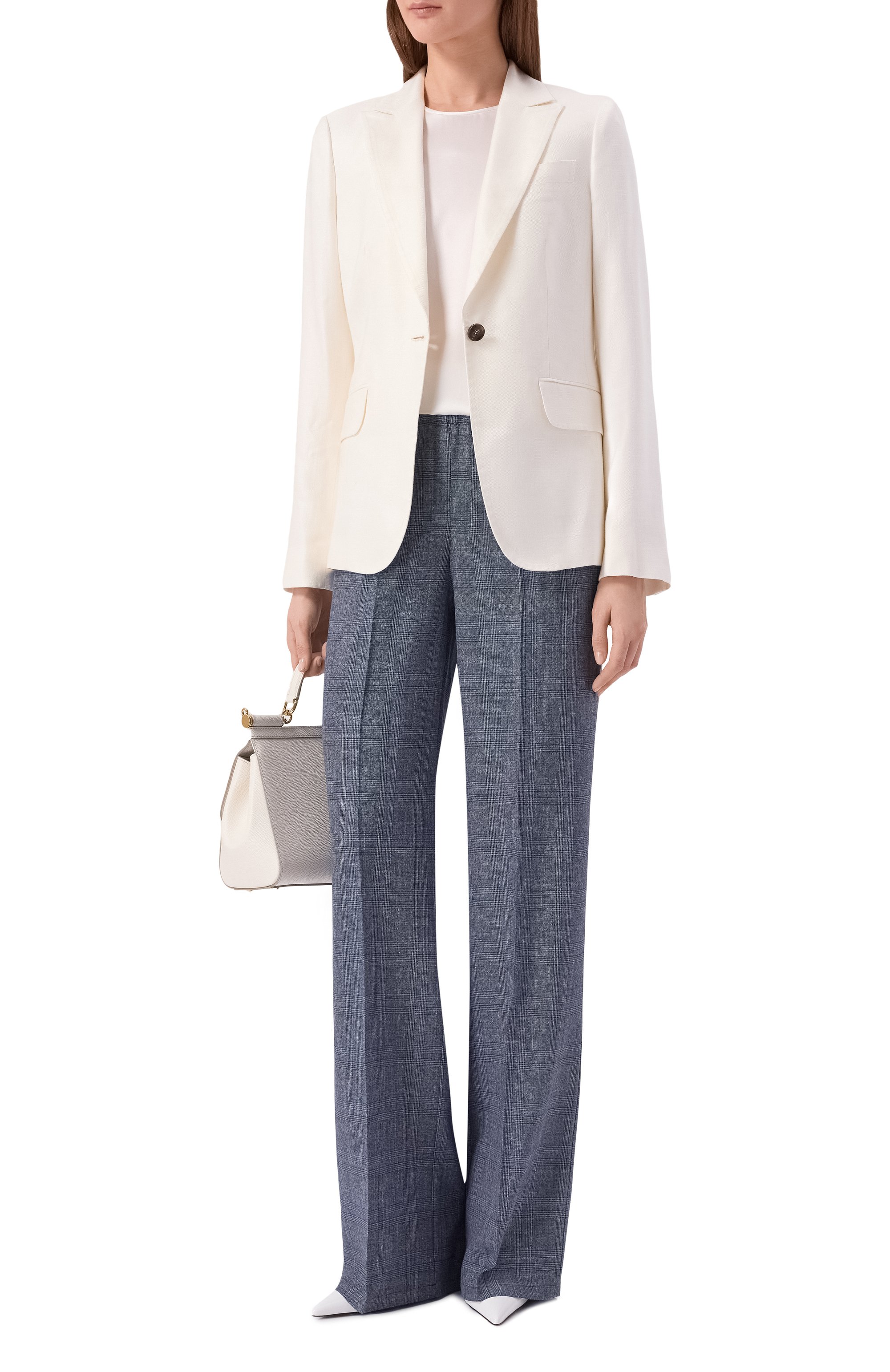 Брюки из шерсти и шелка KITON, арт. D48122K0944G, фото 2