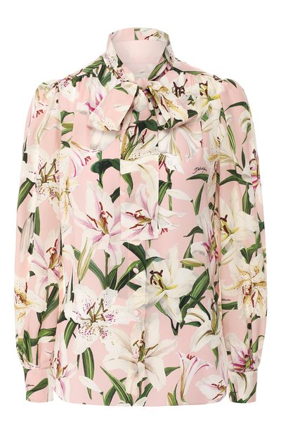 Женская шелковая блузка DOLCE & GABBANA, арт. F5J57T/HS15F