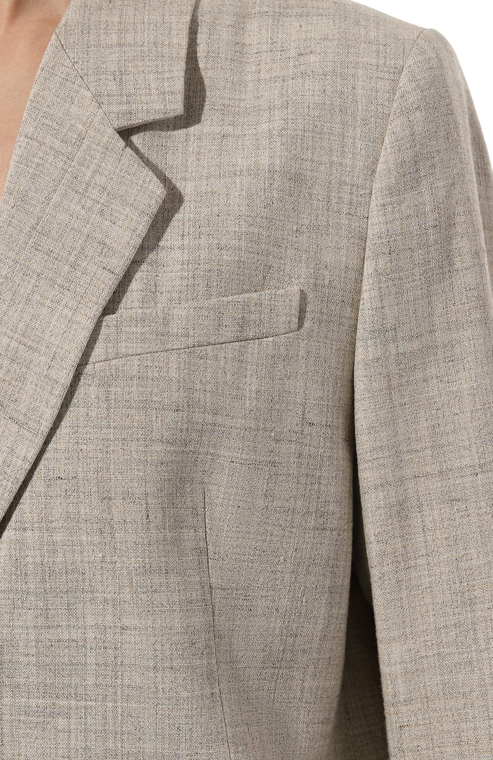 Жакет из вискозы и льна TOTEME, арт. 234-WRZ869-FB0109, фото 5