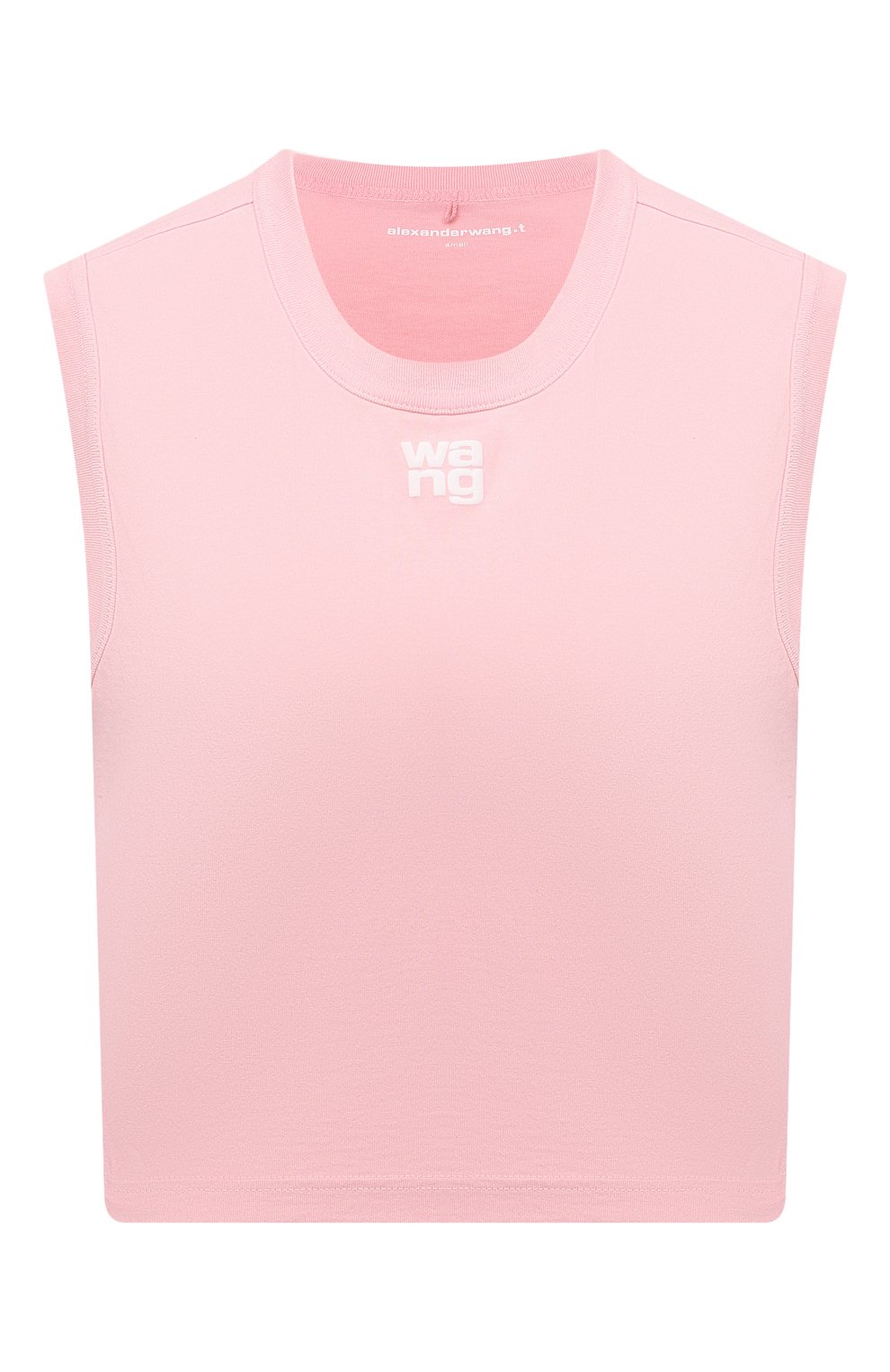 Хлопковый топ ALEXANDERWANG.T светло-розового цвета по цене 6645 руб., арт. 4CC3211257, фото 1 Хлопковый топ ALEXANDERWANG.T, арт. 4CC3211257, фото 1