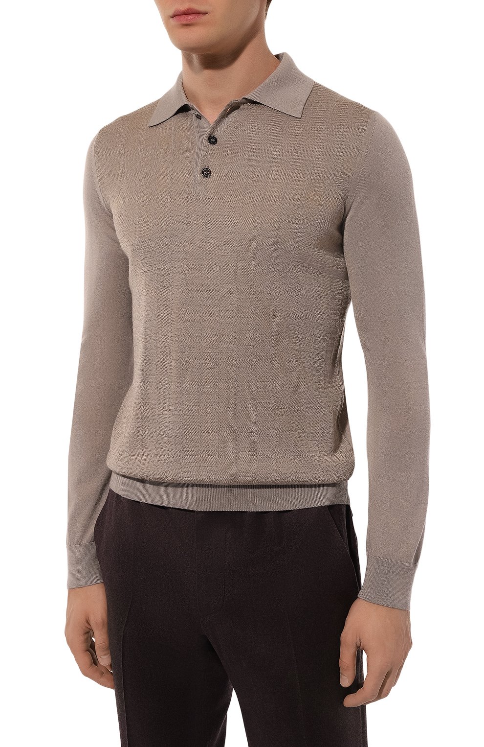 Поло из шерсти и шелка ZILLI, арт. KBP001M0230VSQA00, фото 3