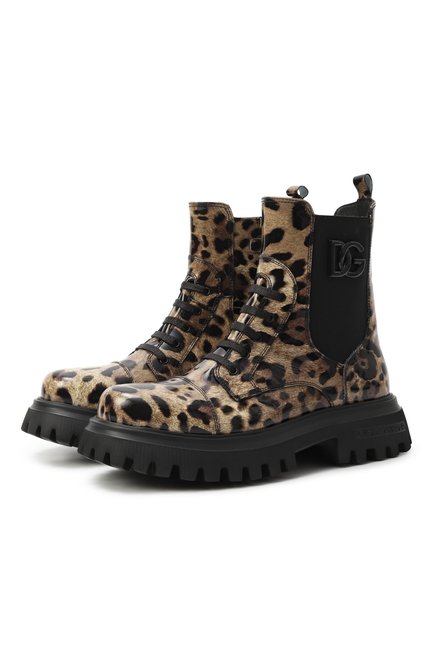 Кожаные ботинки DOLCE & GABBANA, арт. D11360/AM568/37-39