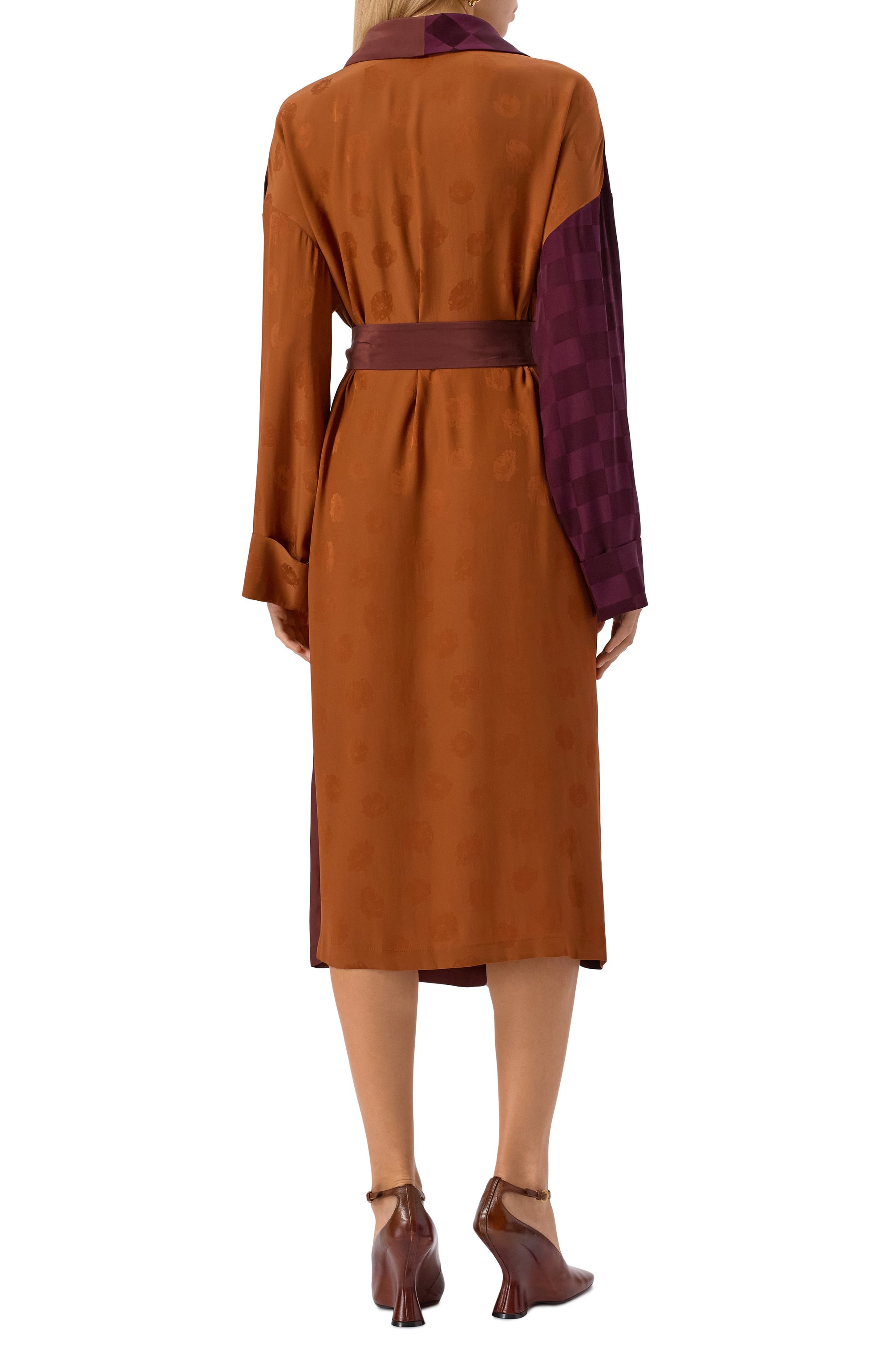 Платье из вискозы и шелка MOSCHINO, арт. A0617/5535, фото 3