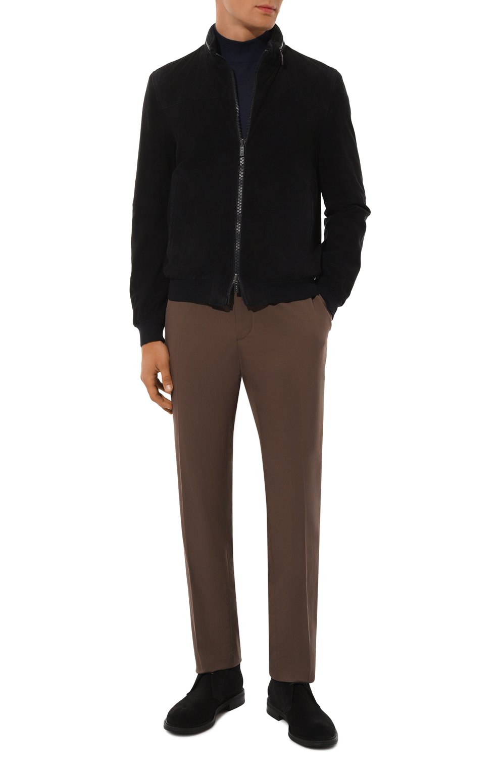 Хлопковые брюки ZEGNA, арт. UBI20A5/TR10471, фото 2