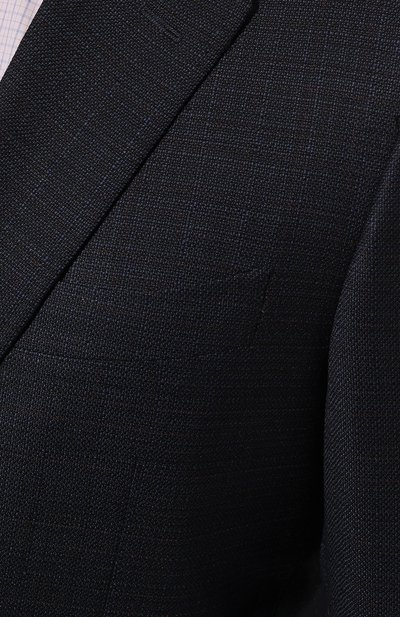 Шерстяной пиджак CANALI темно-синего цвета по цене 136000 руб., арт. 11288/FC04500, фото 5 Шерстяной пиджак CANALI, арт. 11288/FC04500, фото 5