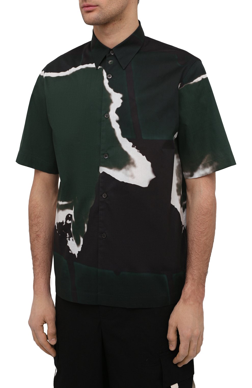 Хлопковая рубашка DRIES VAN NOTEN, арт. 211-20739-2063, фото 3