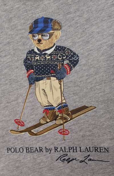 Хлопковая футболка POLO RALPH LAUREN, арт. 320853790, фото 3