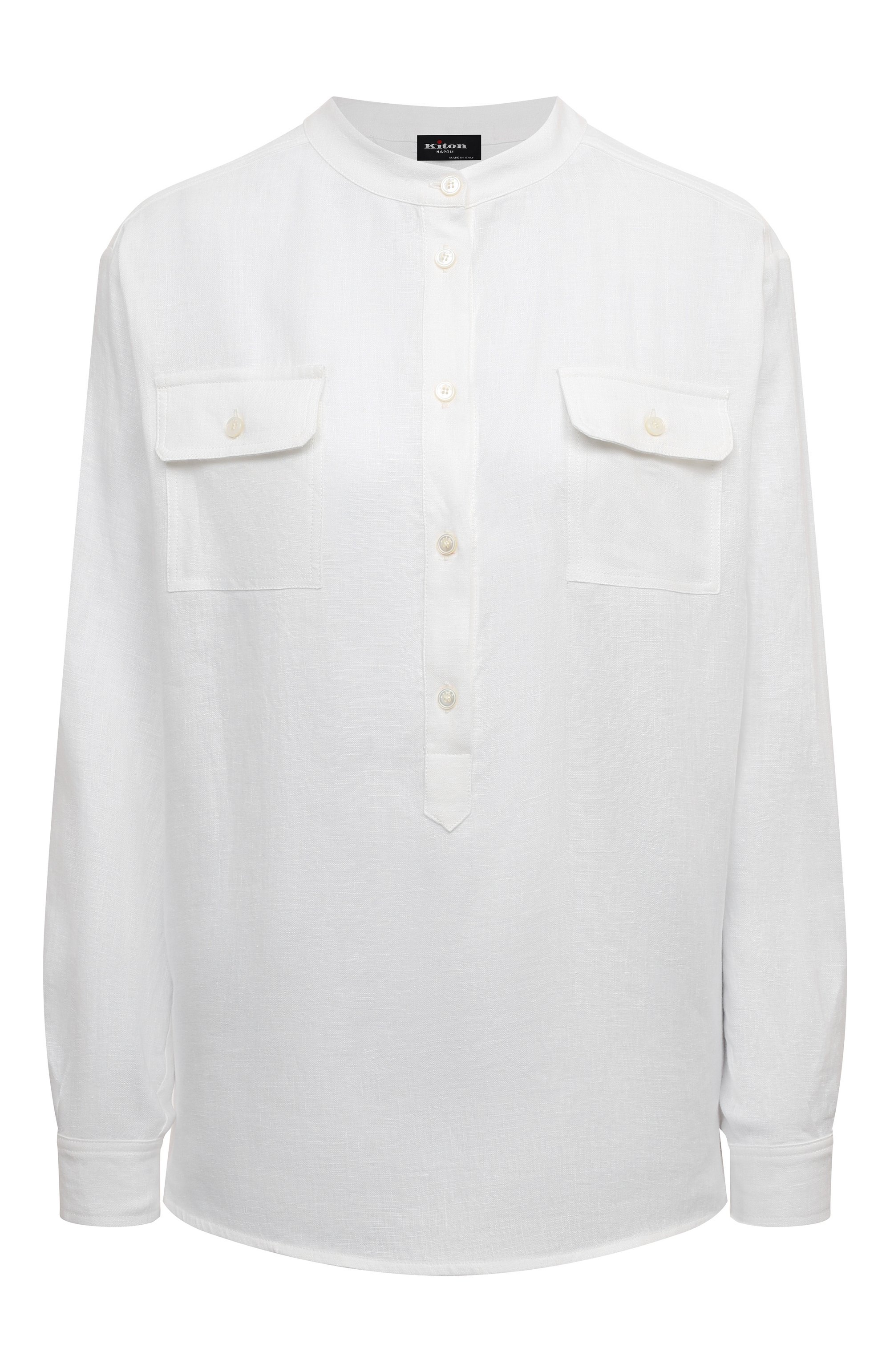 Льняная рубашка KITON, арт. D55448H08838, фото 1