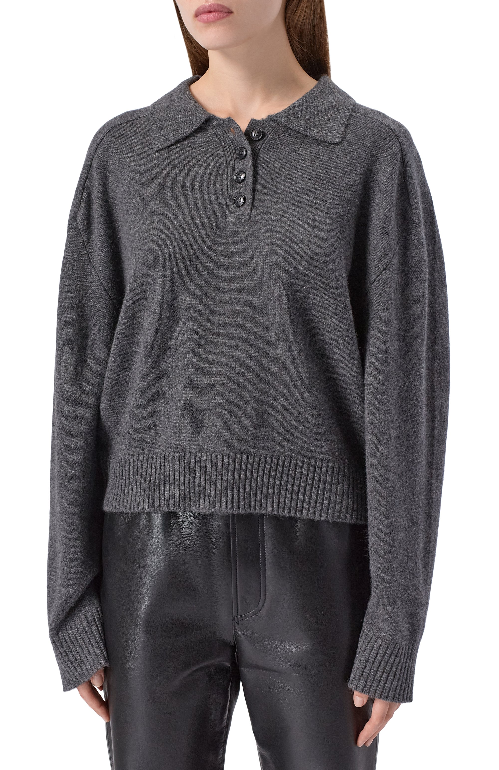 Кашемировое поло LOULOU DE SAISON, арт. H0MERE LDS, фото 3