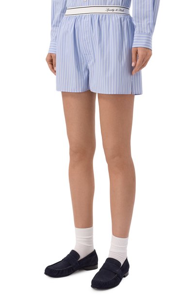 Хлопковые шорты SPORTY AND RICH, арт. SH01574326BL154, фото 3