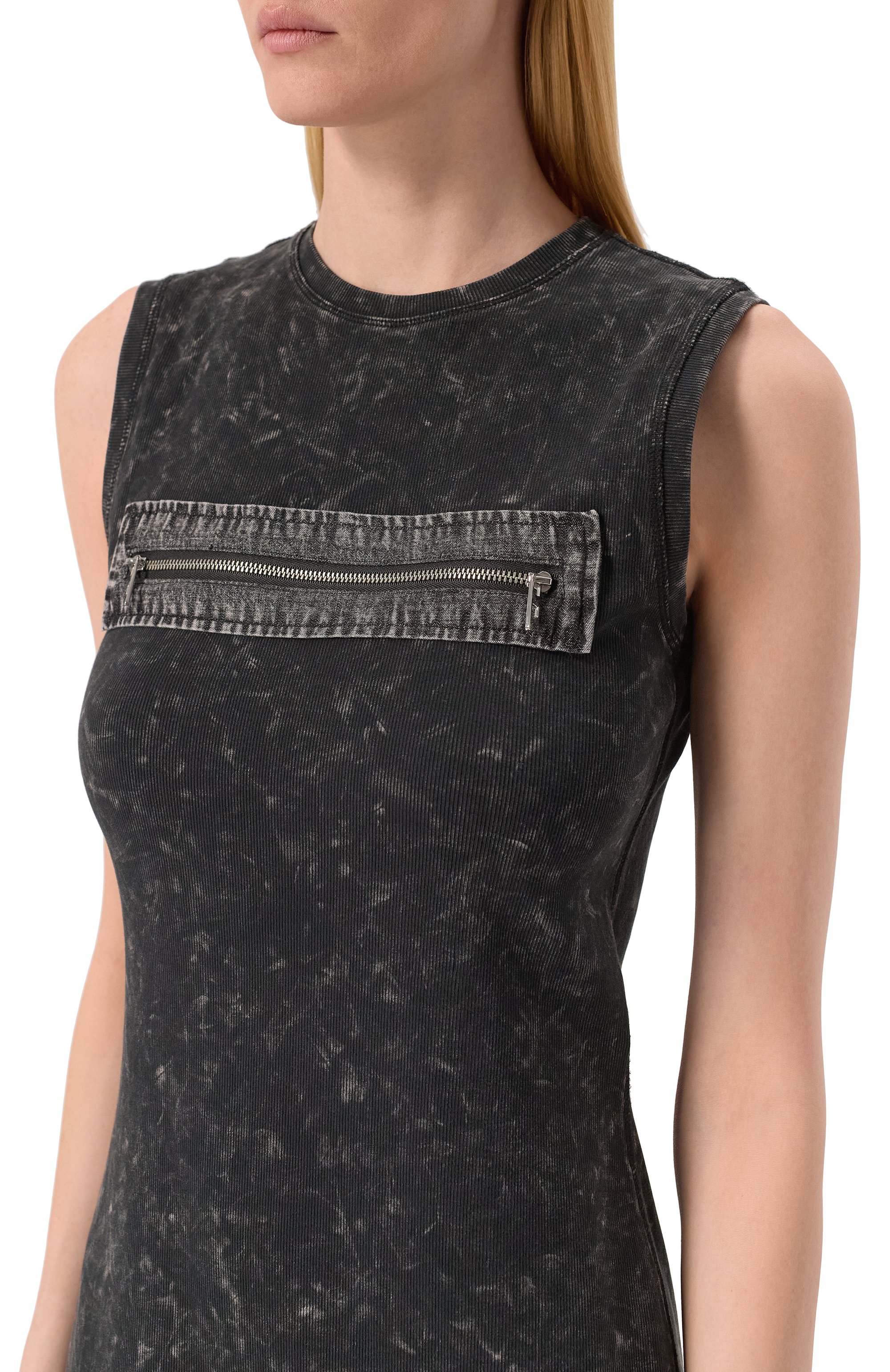 Хлопковое платье DIESEL, арт. A17646/0AKBU, фото 5