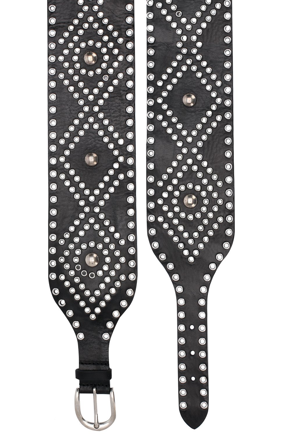 Кожаный пояс ISABEL MARANT черного цвета по цене 48850 руб., арт. CE0391-20P007A/W0MA, фото 2 Кожаный пояс ISABEL MARANT, арт. CE0391-20P007A/W0MA, фото 2