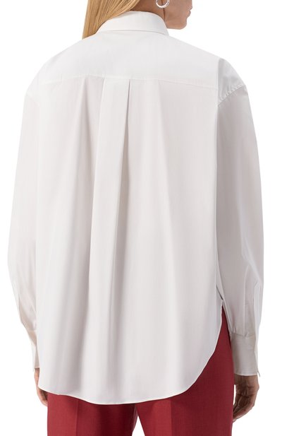 Хлопковая рубашка BRUNELLO CUCINELLI, арт. MP091MY516, фото 4