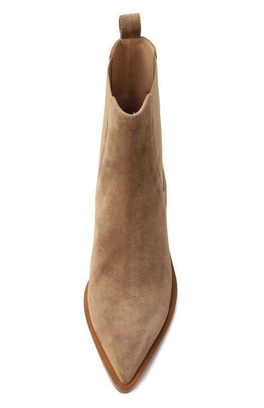 Замшевые ботильоны Wylie 55 Gianvito Rossi G72901.45CU0.CASCAML Бежевый  G72901.45CU0.CASCAML Фото 6