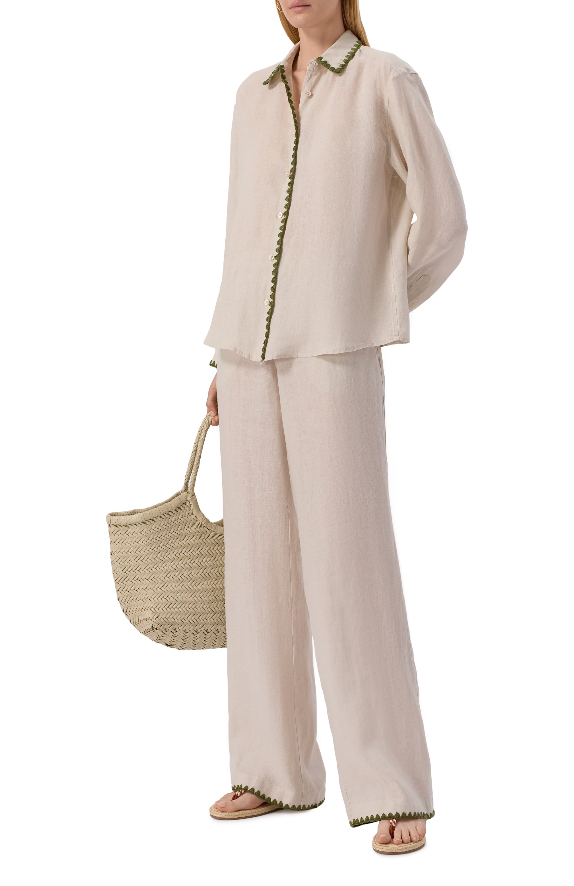 Льняная рубашка MC2 SAINT BARTH, арт. STBW MEREDITH/06874H, фото 2