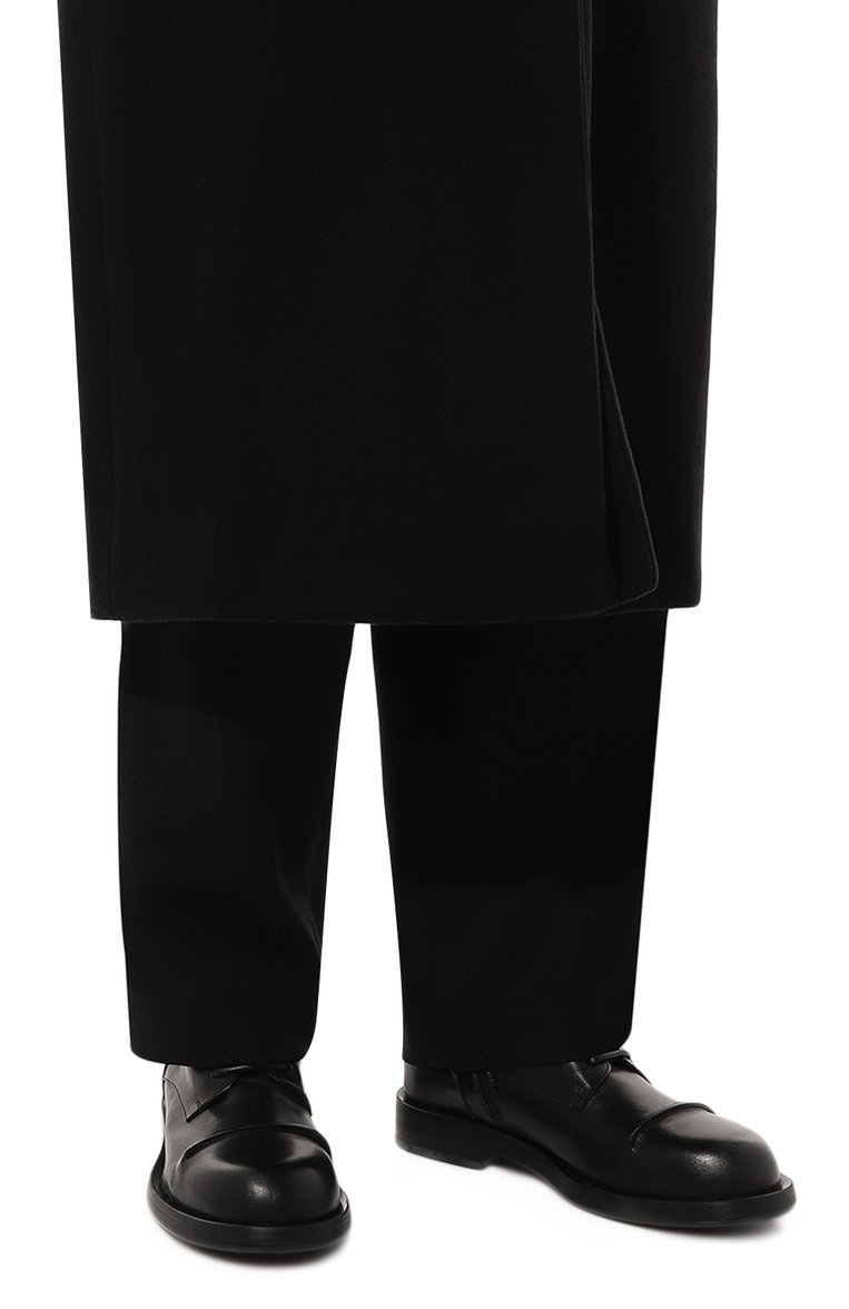 Кожаные ботинки gillian pintuck ANN DEMEULEMEESTER, арт. 2402-M-C15-LT049-099, фото 1
