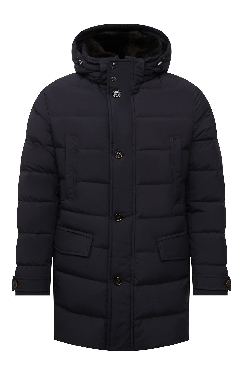 Пуховик с меховой отделкой saturno-stp MOORER, арт. SATURN0-STP/M0UGI100271-TEPA023, фото 1