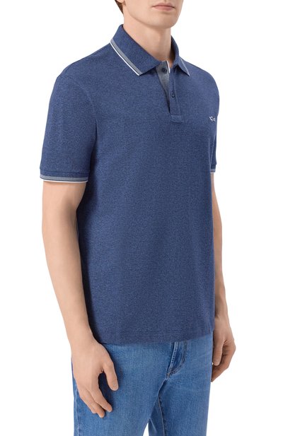 Хлопковое поло PAUL&SHARK, арт. 25411205, фото 3