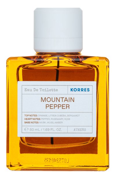 Мужской туалетная вода mountain pepper (50ml) KORRES, арт. 4603702121026