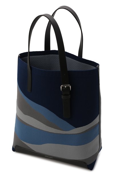 Текстильная сумка-шопер GIORGIO ARMANI синего цвета по цене 182000 руб., арт. Y2N146/YRE3J, фото 5 Текстильная сумка-шопер GIORGIO ARMANI, арт. Y2N146/YRE3J, фото 5