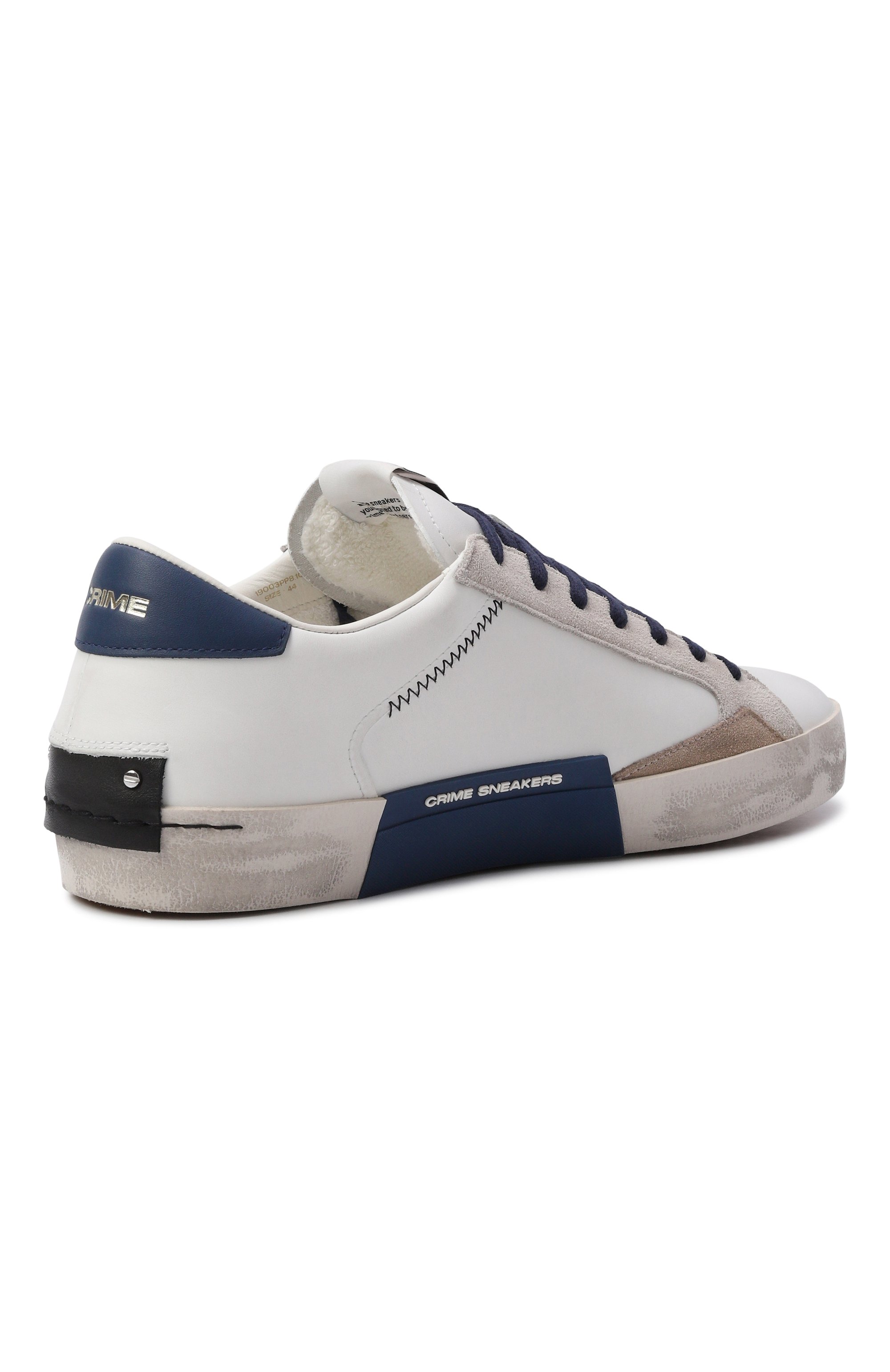 Кожаные кеды distressed CRIME LONDON, арт. 19003PP8, фото 4