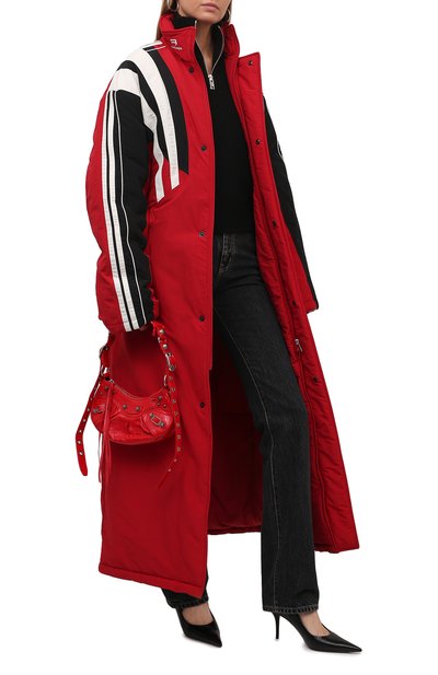 Утепленное пальто BALENCIAGA красного цвета по цене 242500 руб., арт. 675469/TK048, фото 2 Утепленное пальто BALENCIAGA, арт. 675469/TK048, фото 2