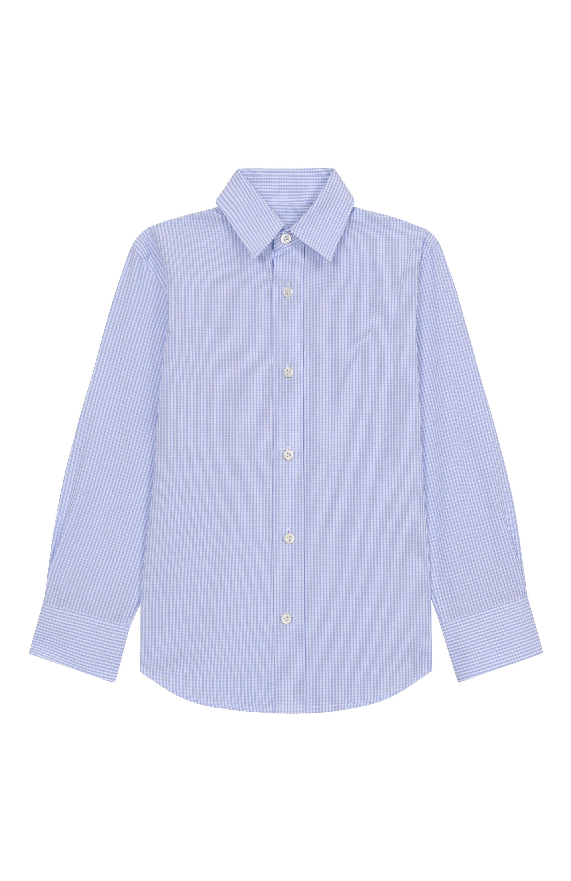 Хлопковая рубашка VAN LAACK голубого цвета по цене 13300 руб., арт. VL-TIM-XX/141787/140-158, фото 1 Хлопковая рубашка VAN LAACK, арт. VL-TIM-XX/141787/140-158, фото 1