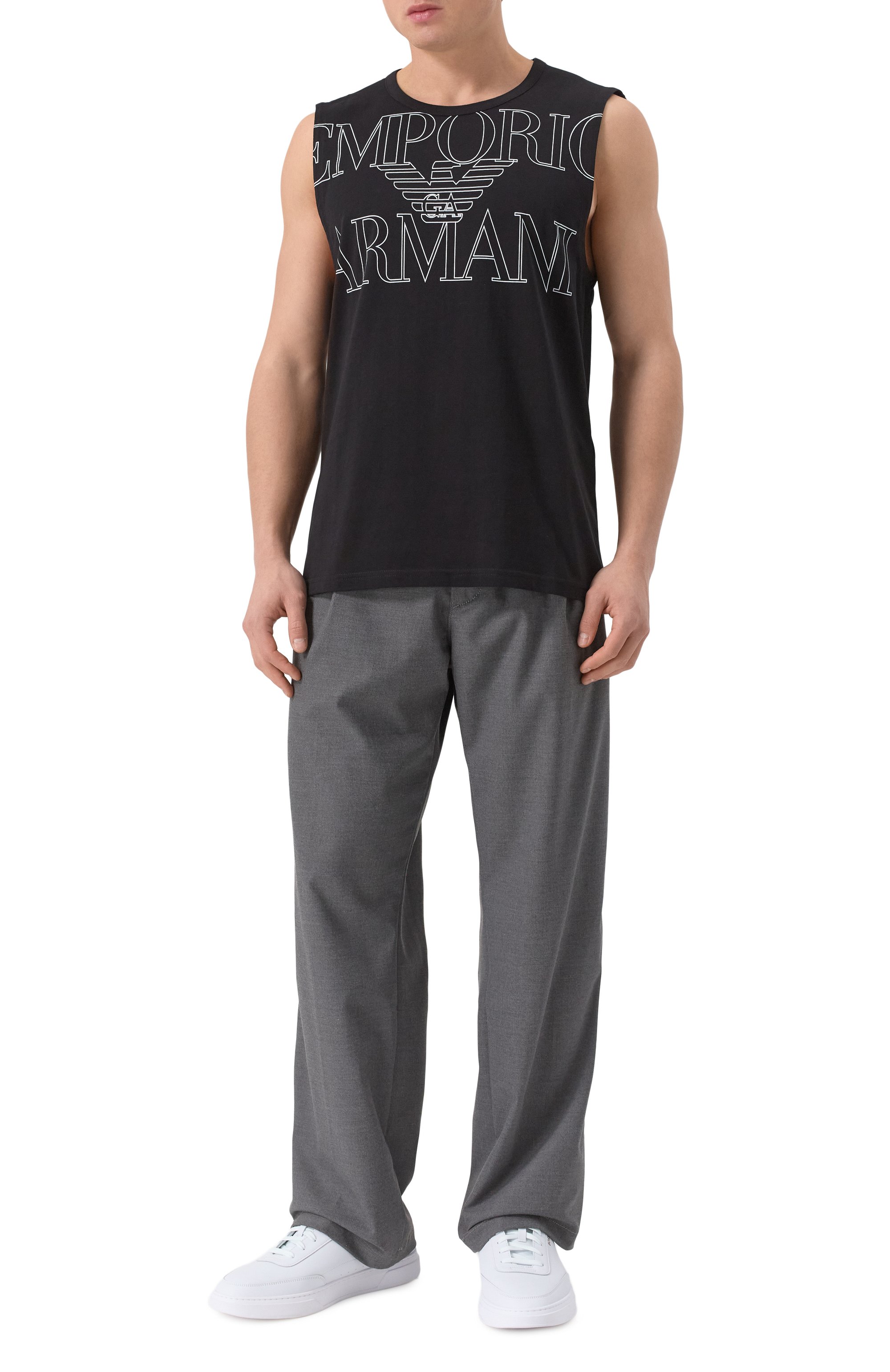 Хлопковая майка EMPORIO ARMANI, арт. EM000572/AF12326, фото 2