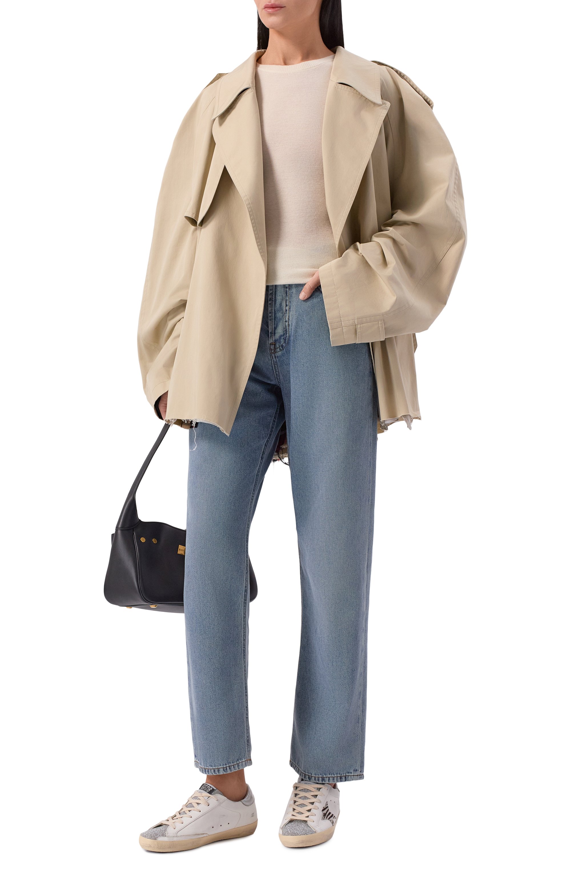 Комбинированные кеды super-star GOLDEN GOOSE DELUXE BRAND, арт. GWF00101.F004661, фото 3