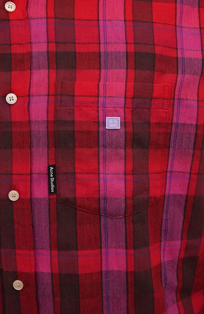 Хлопковая рубашка ACNE STUDIOS, арт. CB0032/M, фото 5