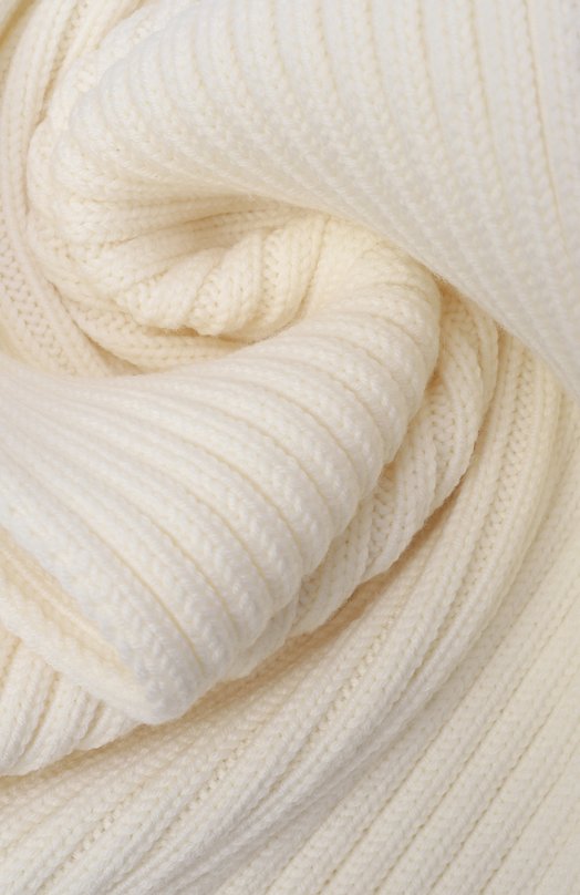 Шерстяной шарф Stefano Ricci K404002SCI/F25362 Белый  K404002SCI/F25362 Фото 3