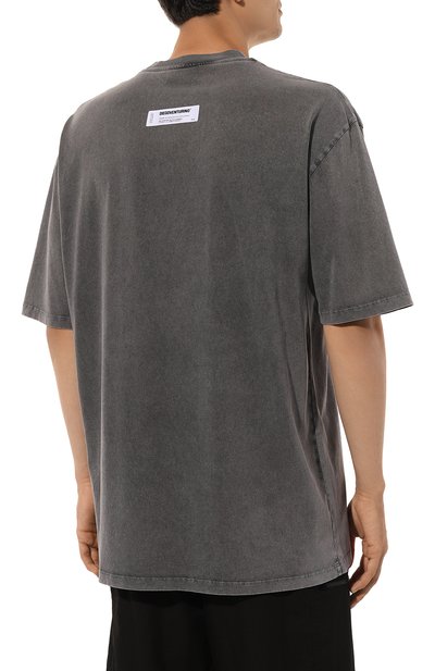 Хлопковая футболка DIEGO VENTURINO, арт. D3W4DVTS0CAD, фото 4